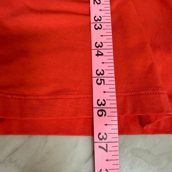 Athleta Santorini Thera Casual Beach Vacation Dress Orange Sleeveless Size S - Picture 7 of 8